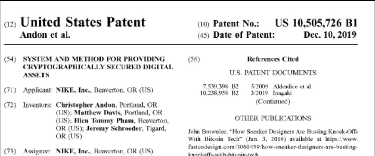 6B} Think about large corporations like Nike exploring this tech in order to counteract a 500B counterfeit/Resell market. I’m speculative on a few partnerships but time will tell... See advisor board on part 10 