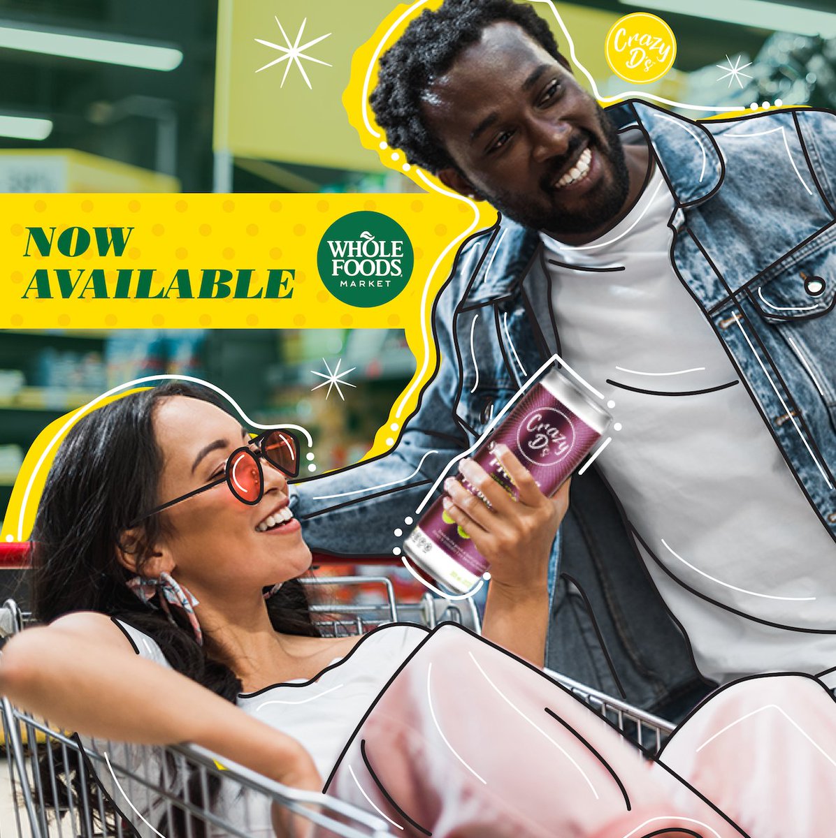 "Hey Alexa, add Crazy D's to my Whole Foods shopping list." 👌🏽 We are available at Whole Food Markets across Ontario. #wholefoods #findus #healthdrink