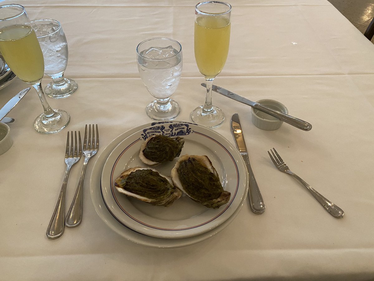 Our last stop was Sunday brunch at Antoine's, creator of Oysters Rockefeller.The bottomless mimosas were not bad either.