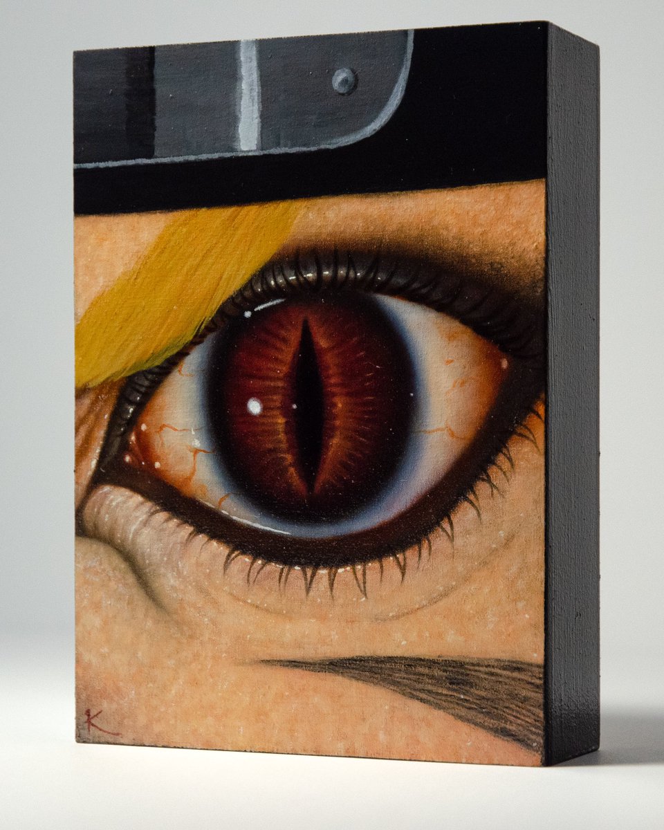 DavidKingArt's tweet photo. Naruto Eyes — Naruto Nine Tails
Oil on baltic birch panel 

I’m very happy to finally paint something Naruto related. These were so much fun to finish. 🙂 I started 5 panels about 2 weeks and now they’re up on my site. 
Available from the studio at https://t.co/Lqb3airJP1 https://t.co/8Id5PTgfpV