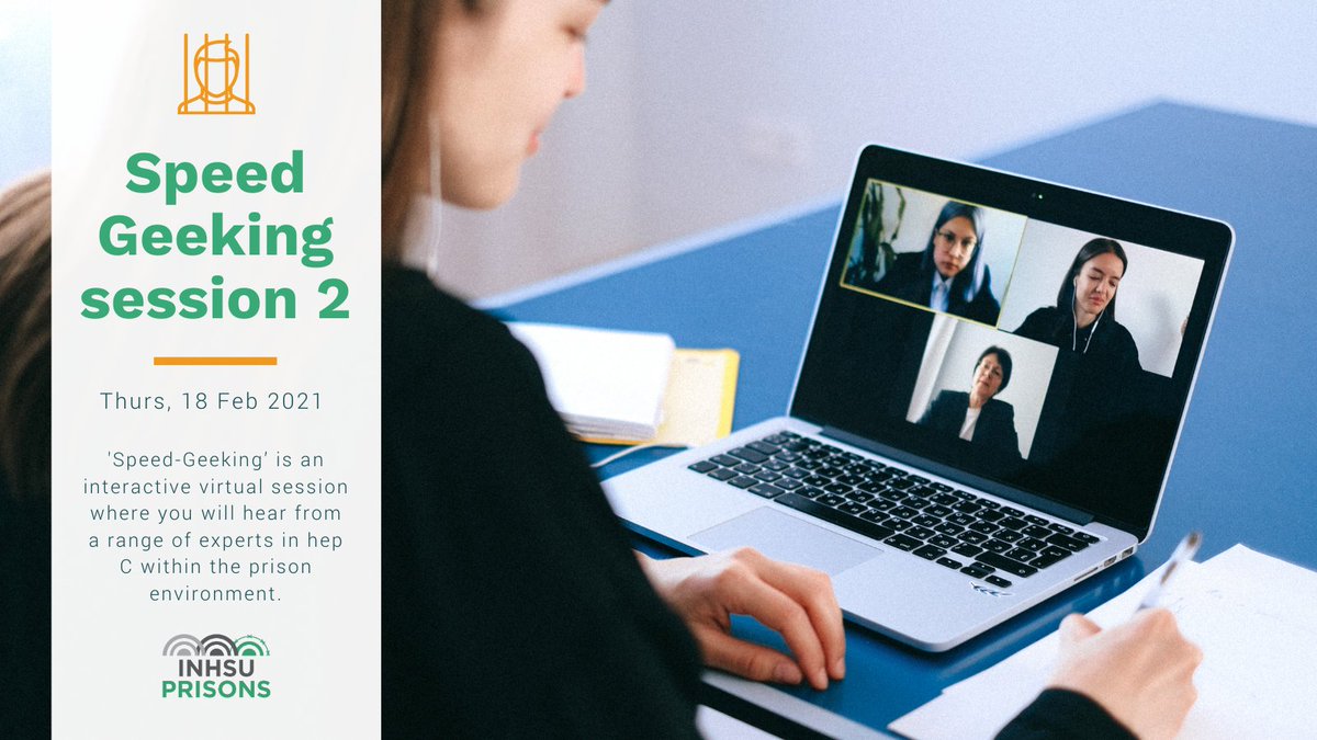 INHepSU's tweet photo. Donβt miss out: happening tomorrow #INHSUPrisons β β 2nd (FREE) virtual #speedgeeking event where global #hepc experts will discuss #hcv within the #custodial setting
https://t.co/Nhb0PjCACb
Feat @KirbyInstitute @KnaikMau @TBHIVCare https://t.co/ipAhl5zKHK