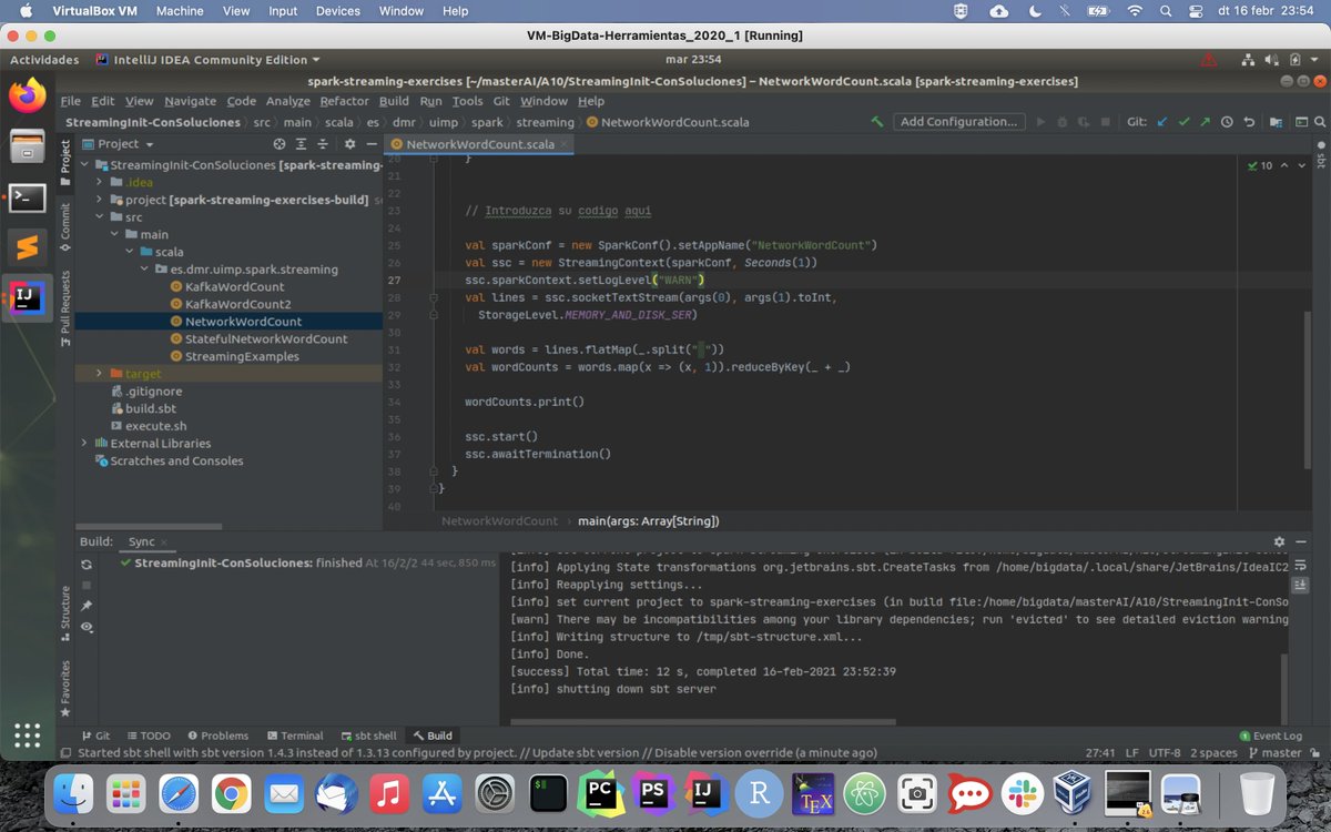 lrodrin's tweet image. El meu primer &quot;hola món&quot; amb #SparkStreaming + #Scala