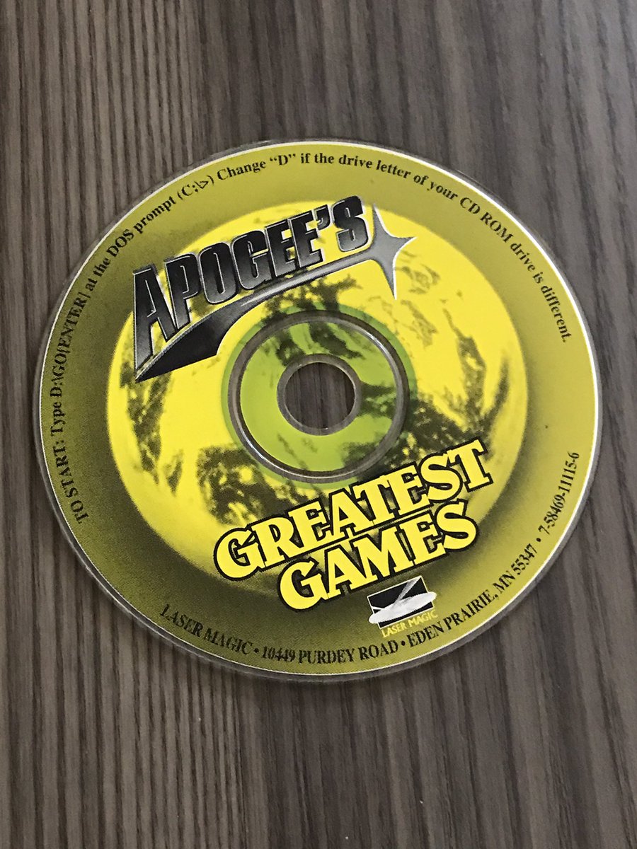 lunasm000ke's tweet image. almost tossed this gem out  #apogee #DOSgame