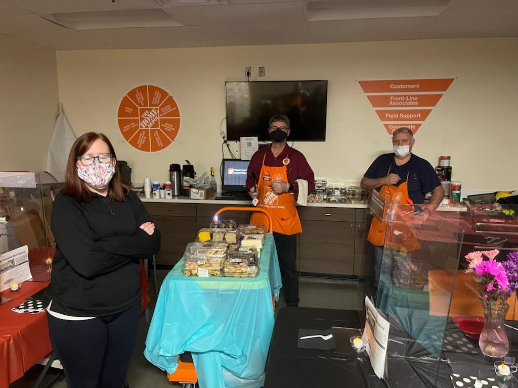 Celebrating 120 days safe and the kick off of the VOA with a Valentine's day inspired feast of treats. Served by their wait staff of the leadership team. #6363Palmcoastproud #servantLeadershipServingTreats <a href="/HDRessie_8531/">Therese</a> @WardallyJ <a href="/RickGTHD/">RickGTHD</a>