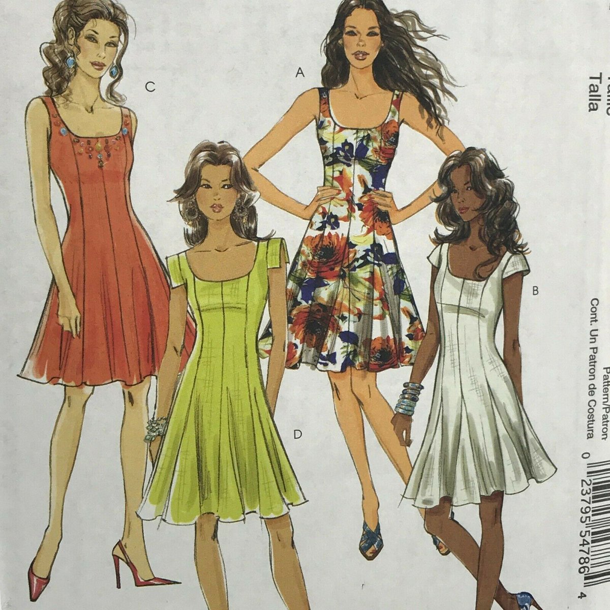 PatternRescue's tweet image. This dress is super cute and flattering too! #dress #princessseams #sleeveless #summer #summerdress #sundress #flared #fitandflared #kneelength #sew #sewing #sewingpattern #pattern #forsale #ebay #onlineshopping #shopsmall #misses #womens #ladies ebay.to/3dkHM9G