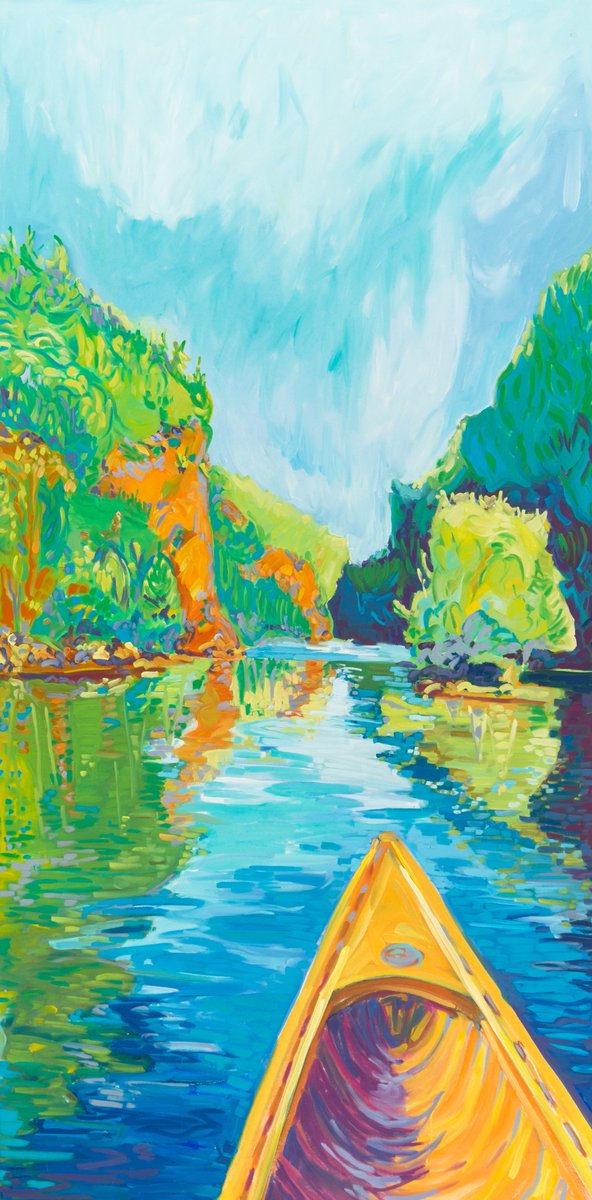 followed the path of Tom's paddle in 2016