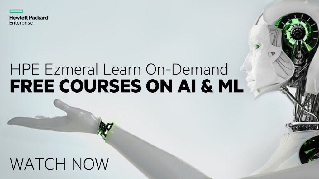 HPE_AI's tweet image. Take this FREE on-demand course – learn the basic concepts of #AI and #ML and how to build ML projects that maximize business results. #MLworkflow hpe.to/6014H9vTn