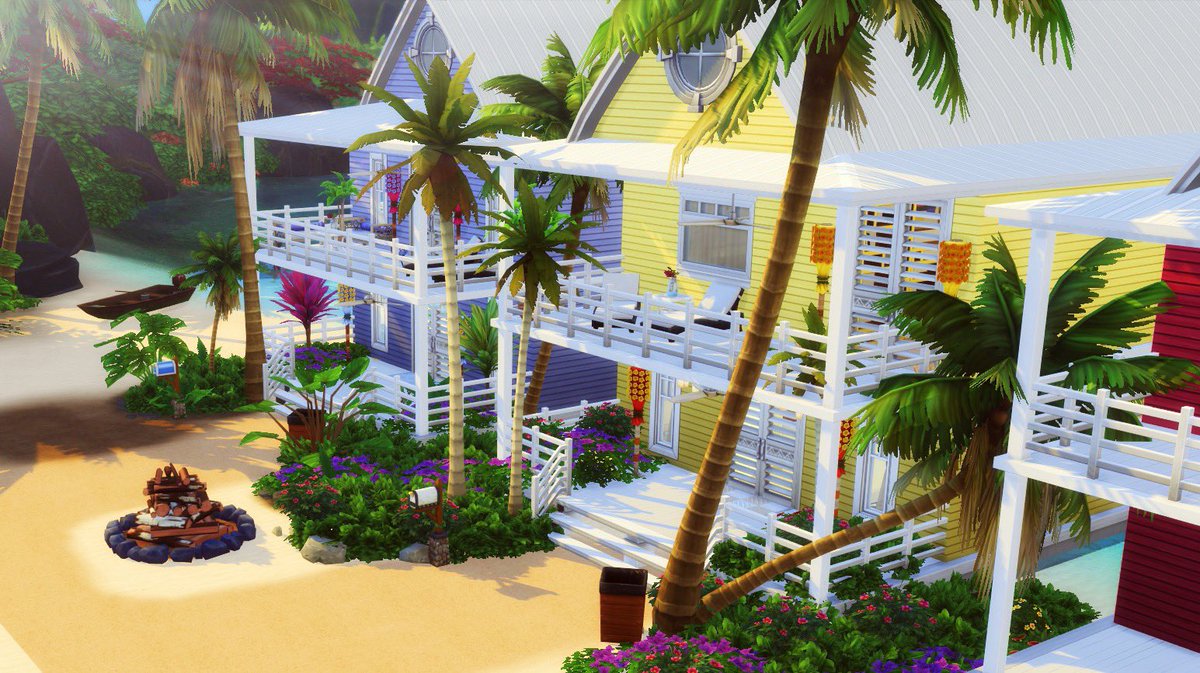 simluxy's tweet image. Hey y’all just did this build, solid colour beach houses in sulani, there will be 2 parts to it and this is part 1 :) m.youtube.com/watch?v=ndiRg-…