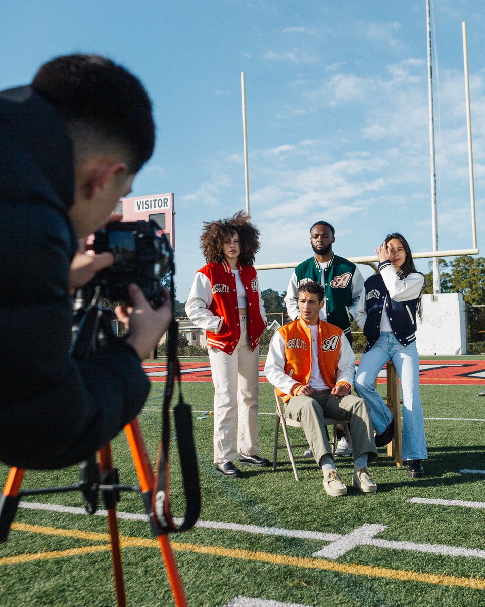 _absoluteusa's tweet photo. A Behind the Scenes look of the shoot for your upcoming Varsity Jackets dropping this Saturday, February 20th @ 3pm PST! https://t.co/4S5R5YLoAV