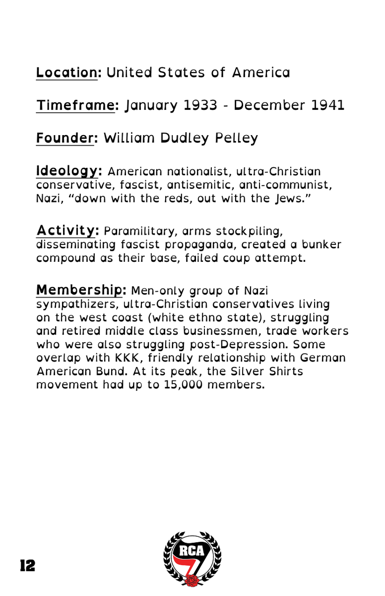 The Silvershirts, The United States' Nazi wannabes Part (4/7)