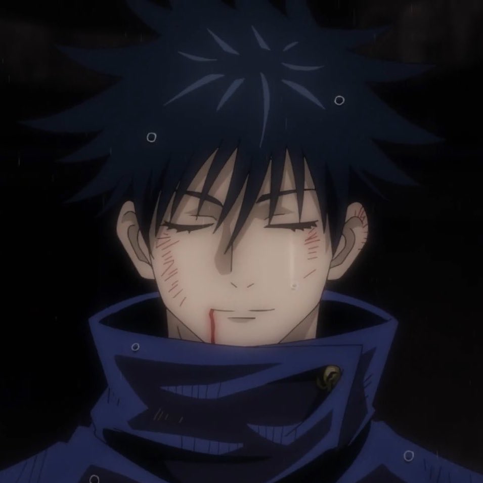 megumi fushiguro smiling: a thread