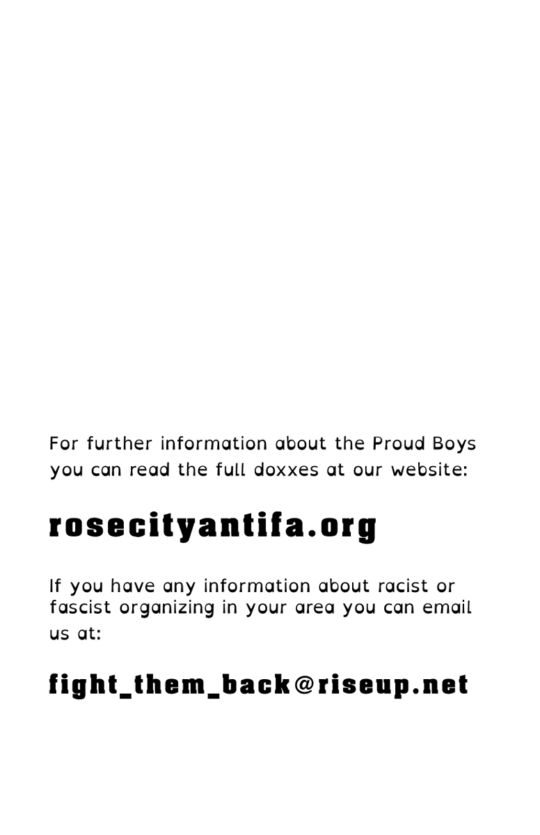 As always, please email us if you would like a PDF copy of this or any of our other zines.Part (7/7)