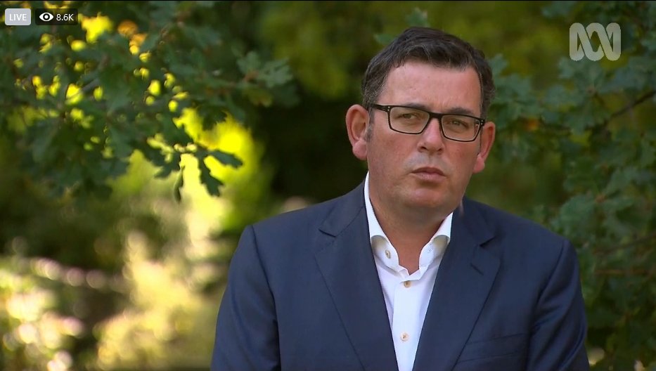 Andrews: Victorians know what it's like when this gets away. That's not counterfactual, we lived that, all of us.(being questioned re whether lockdown was necessary)"If people want to barrack for a worse set of numbers today...."