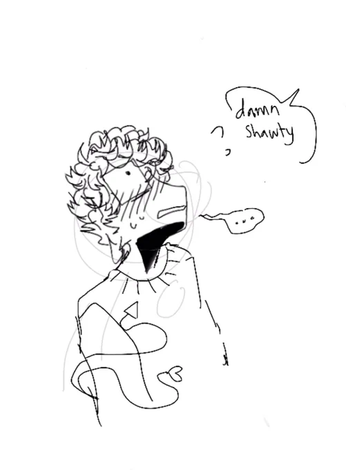 fun fact cabby is over 7 feet tall in his "humanoid" form because of his machine parts n stuff and telly is 5'3" so theres a 2 foot height difference lol 