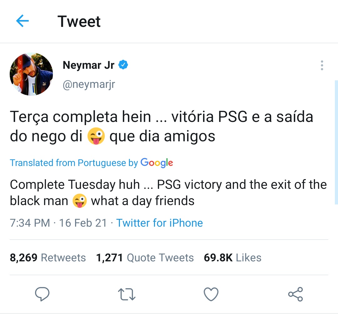 vitoac's tweet image. os gringos não entenderam o tweet do neymar sobre o nego di
