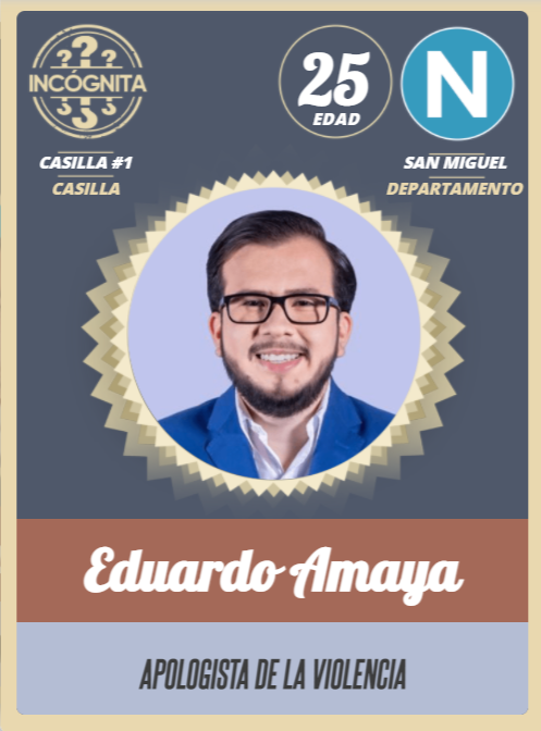 _elfaro_'s tweet photo. #ElFaroElectoral | Tras la publicación de nuestro nuevo material, Eduardo Amaya, casilla uno en San Miguel por NI, cerró su cuenta. Amaya había publicado mensajes como: “Solo un imbécil golpea a una mujer para que obedezca. Si la amenazas con matar a su mamá obedece más rápido”. https://t.co/HJFLmSlkUQ