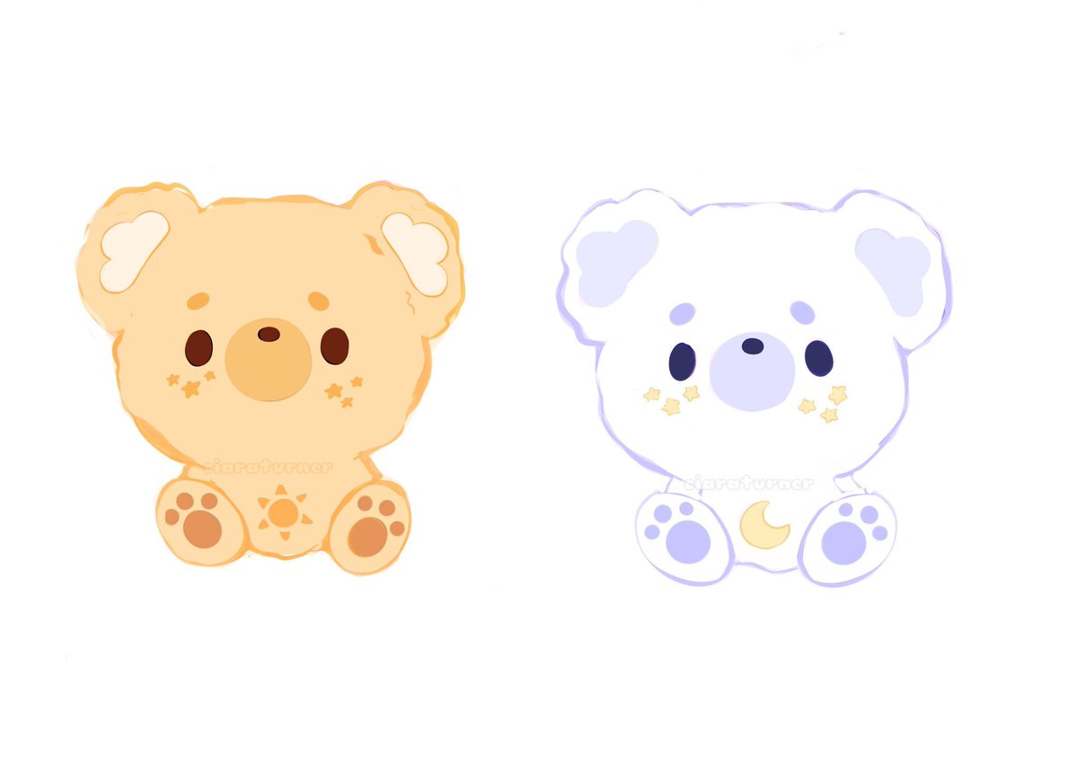 sun/moon matching plush concepts ☀️🌙