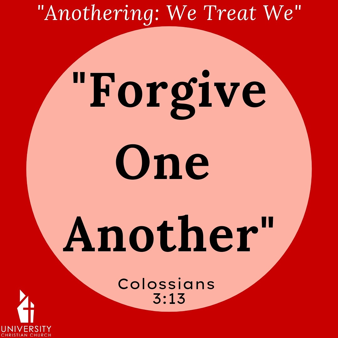 UCCLosAngeles's tweet photo. Sunday we began looking at the "One Another" passages in scripture.

This week who do you need to forgive?

#Anothering #WeTreatWe #Cotk21 
#Forgive #Forgiveness #uccLA https://t.co/Z22bO0MtjF