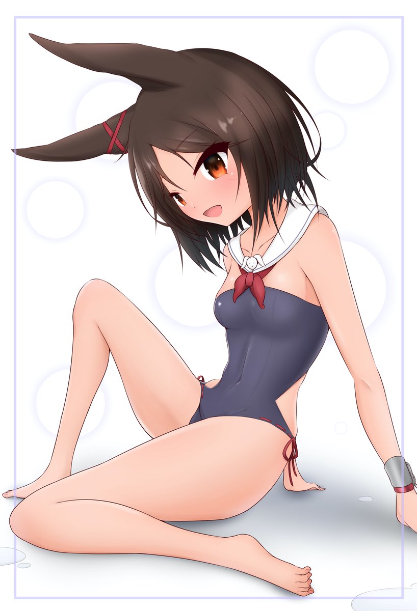 アズレン 伊26ちゃん 小麦色の肌とうさ耳がとてもよきよき W アクル のイラスト アズレン 伊26ちゃん 小麦色の肌とうさ耳がとてもよきよき W アクル のイラスト