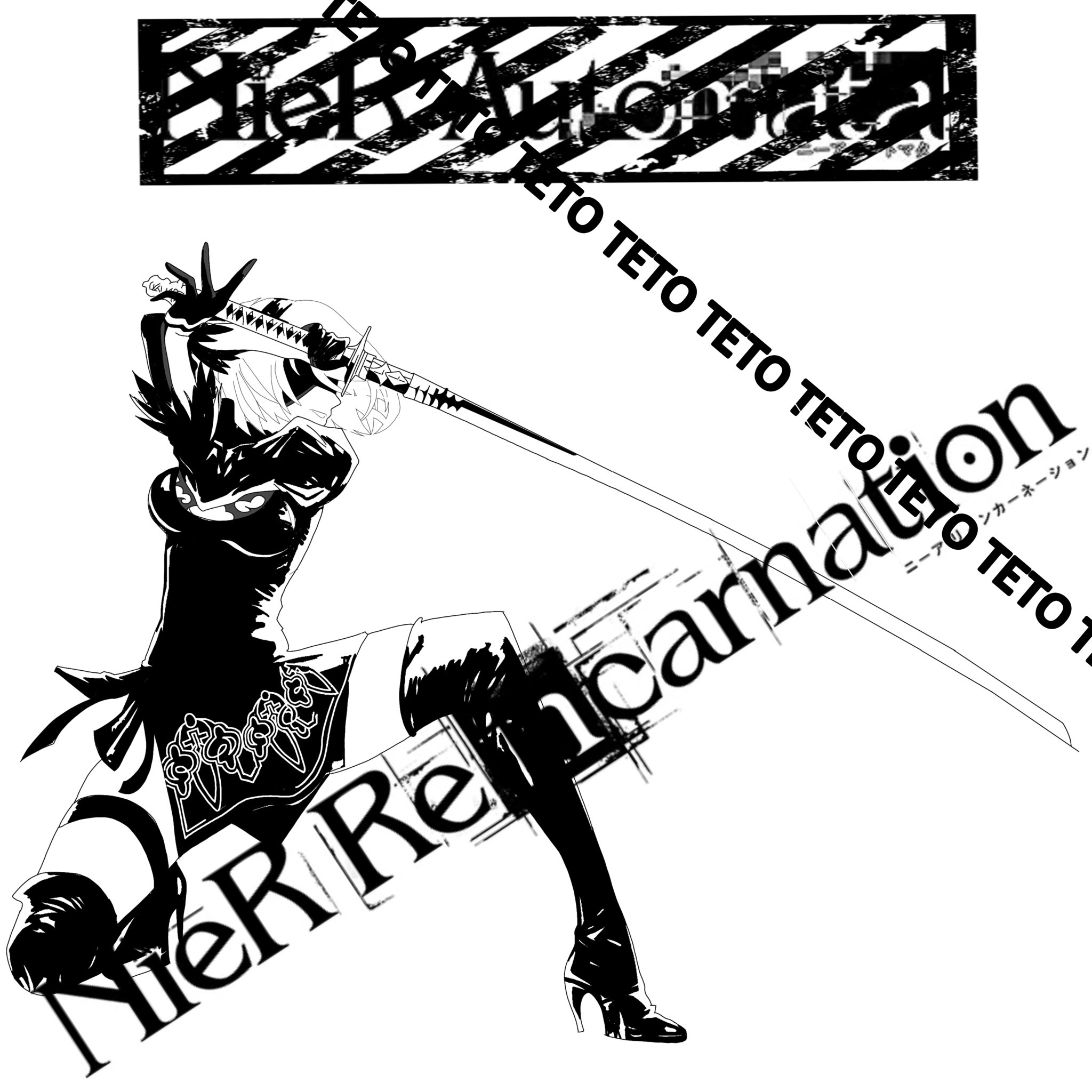NieR Re(in) carnation カウントダウン キャンバスアート NieR Re［in］carnation on X: 