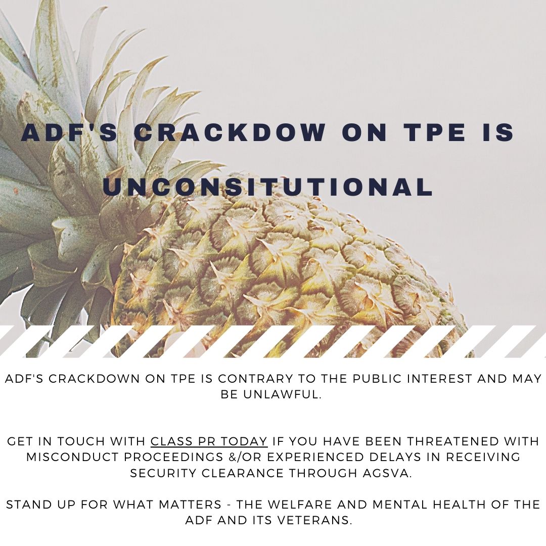 classpr_pr's tweet image. Get in contact with Class PR today if you are a veteran ADF personnel to obtain further information on the prospective class action.
