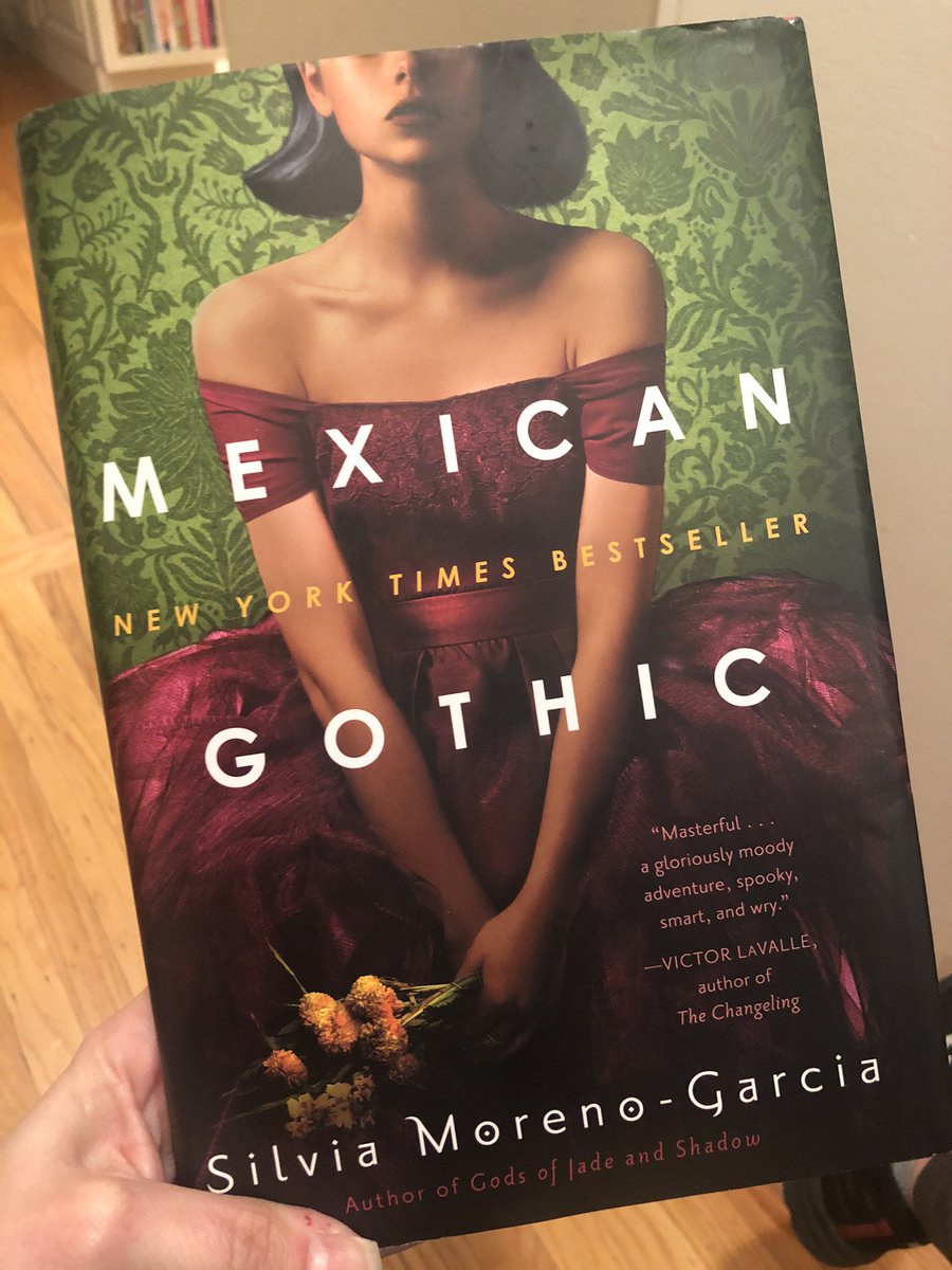 Book 19: Mexican Gothic - I can’t wait for my friend  @ABTV to make an awesome tv show out of this fun and spooky novel!
