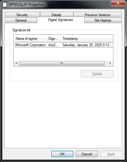FaLconIntel's tweet photo. 2021-02-17
#Malvertising -> #RIGEK -> #loader -> #BrowserAssistant

The loader had Microsoft digital certification, which has been identified as an invalid signature.

https://t.co/FC1BQXLJ2c
https://t.co/uKmrhrXPLI https://t.co/FPkYhpyjVX