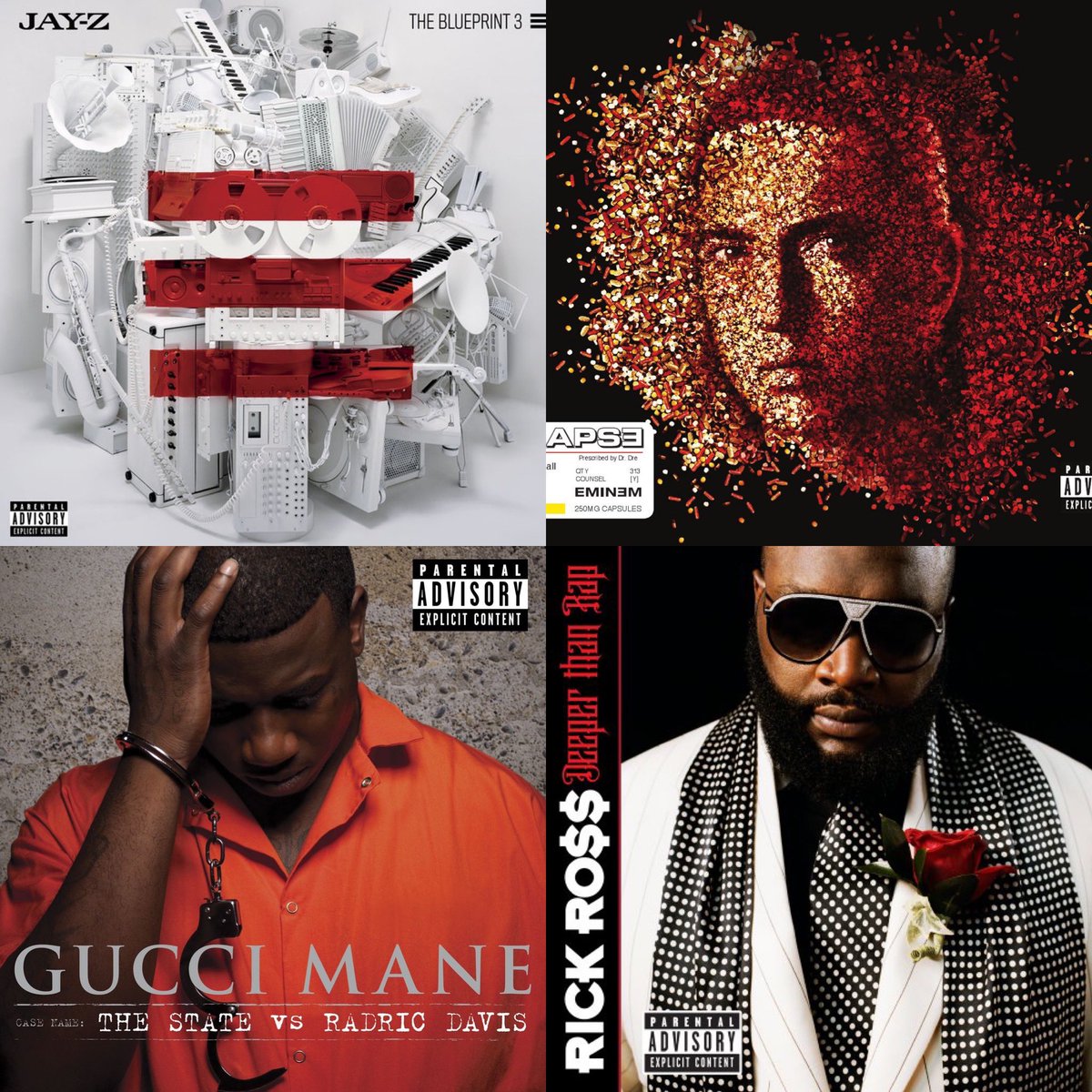 gucci mane albums ranked