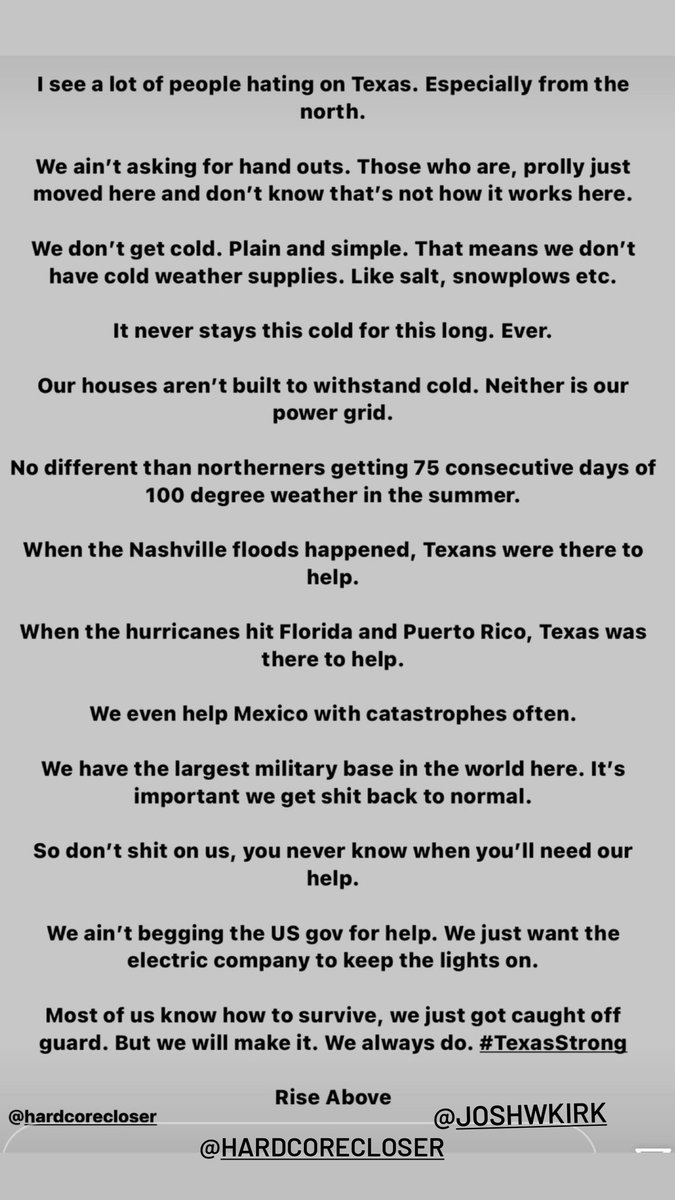 #TexasStrong we will prevail, we always do.🙏🏼❤️🇺🇲🏆👊🏽💪