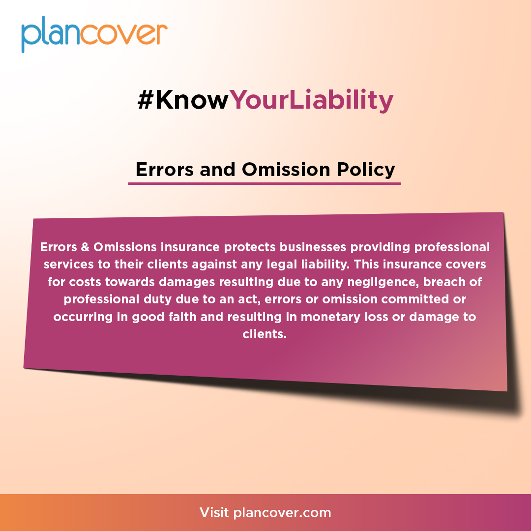 PlanCover's tweet image. Knowing what insurance your business needs is as important as getting the insurance itself. If this is the insurance that your business needs, then click on zcu.io/rqN2
  
#errorsandomissions #errorsandomissionsinsurance
