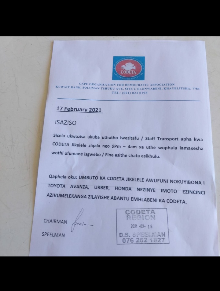 Vuyokazi_Konks's tweet image. Safa ngonoTaxi base Khayelitsha! 
@MbalulaFikile awunokwazi usthethelela nha wethu tata, siphila ubomi bentshontsho apha.
#AndileMpisane 
#Codeta
#Khayelitsha