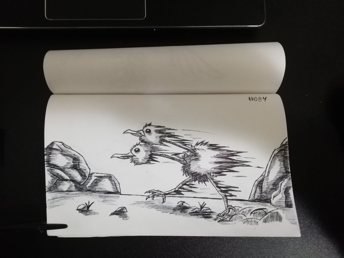 CuervosPapel's tweet photo. Día 84 de este reto que me he auto impuesto, a lapicera, sin correcciones ni segundos intentos.
#084 Dodou.
#Pokemon #ink #Art #inkemon #FANART #artistsontwitter #blackandwhite #Nintendo #draw #Dodou https://t.co/u1x9ysINw6