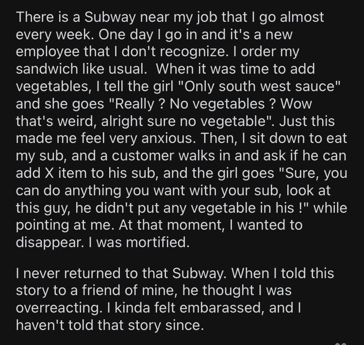 People embarrass you without trying.