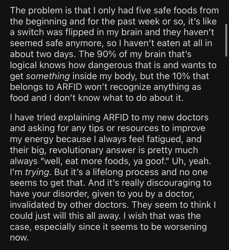 Extreme restriction can be lifelong