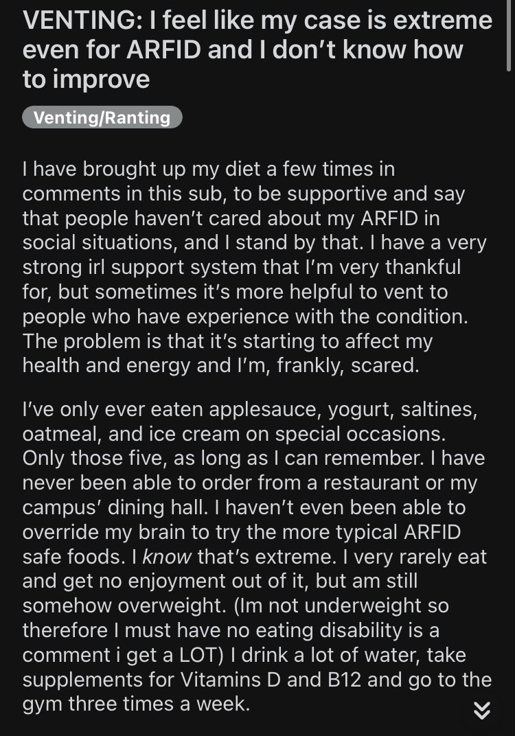 Extreme restriction can be lifelong