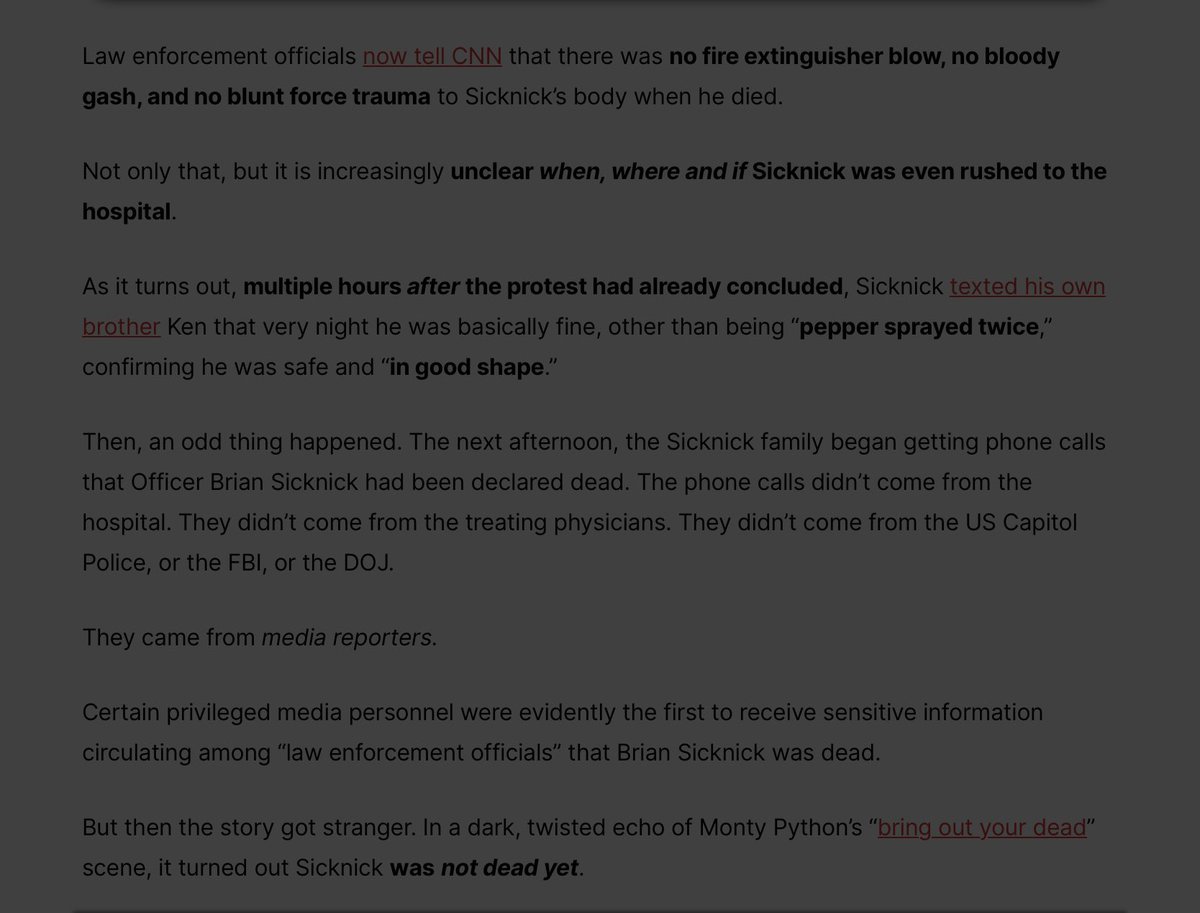 Brian Sicnick death...