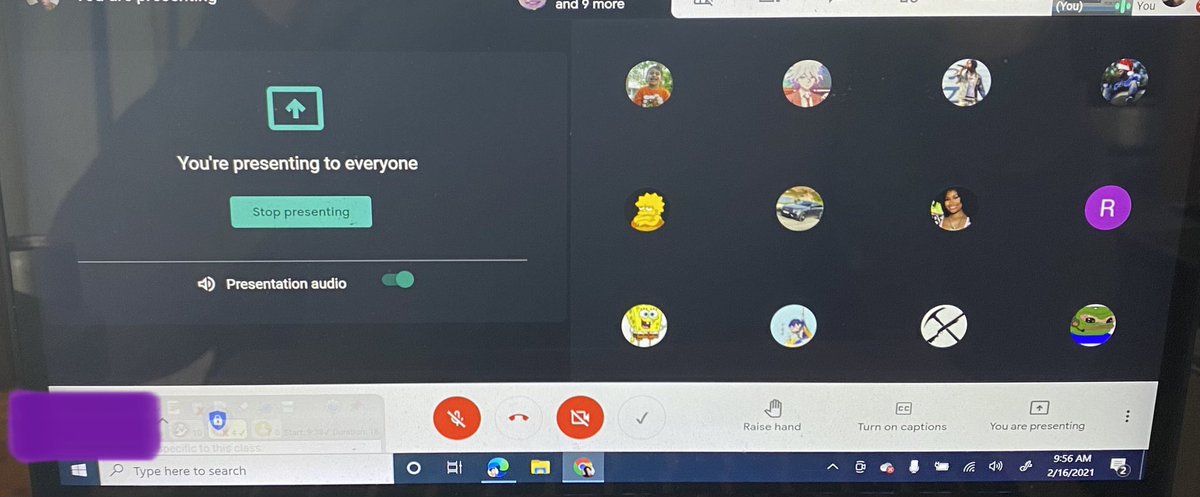 Nicholas Ferroni (@nicholasferroni) on Twitter photo Dear <a href="/GoogleForEdu/">Google for Education</a>,
Can you please make it so we can see all of our students and our screen does not have “You’re presenting to everyone”!
It would make our lives so much easier and we wouldn’t need a 2nd device. Dear <a href="/GoogleForEdu/">Google for Education</a>,
Can you please make it so we can see all of our students and our screen does not have “You’re presenting to everyone”!
It would make our lives so much easier and we wouldn’t need a 2nd device.