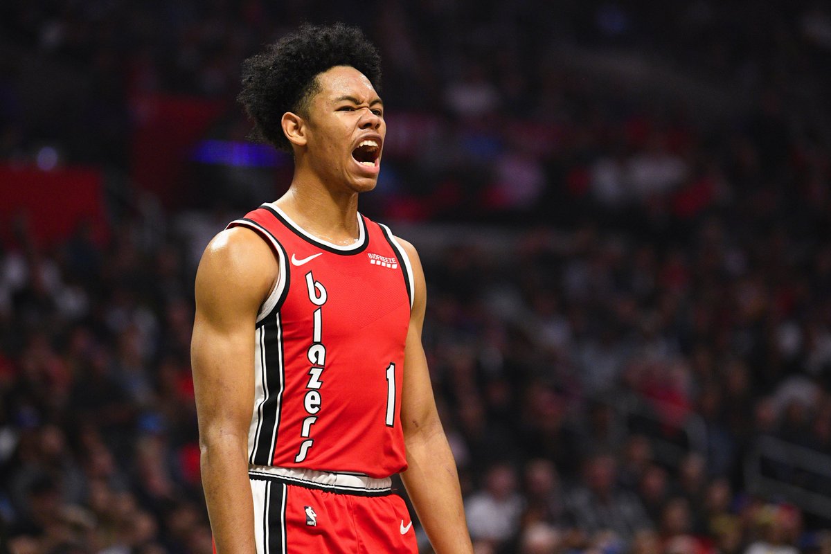 The young guys are doing so well for the Blazers with CJ McCollum, Zach Collins, and Jusuf Nurkic out. 

Nassir Little, Anfernee Simons, and Gary Trent Jr. seem so much more confident and focused. Their hard work and Dame's leadership is really paying off. https://t.co/jkl5AvuKMG