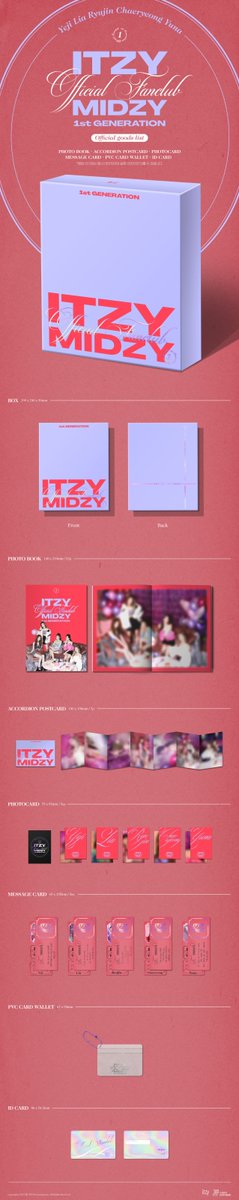 ITZY OFFICIAL FANCLUB MIDZY 1ST GENERATION WELCOME KIT INFO
