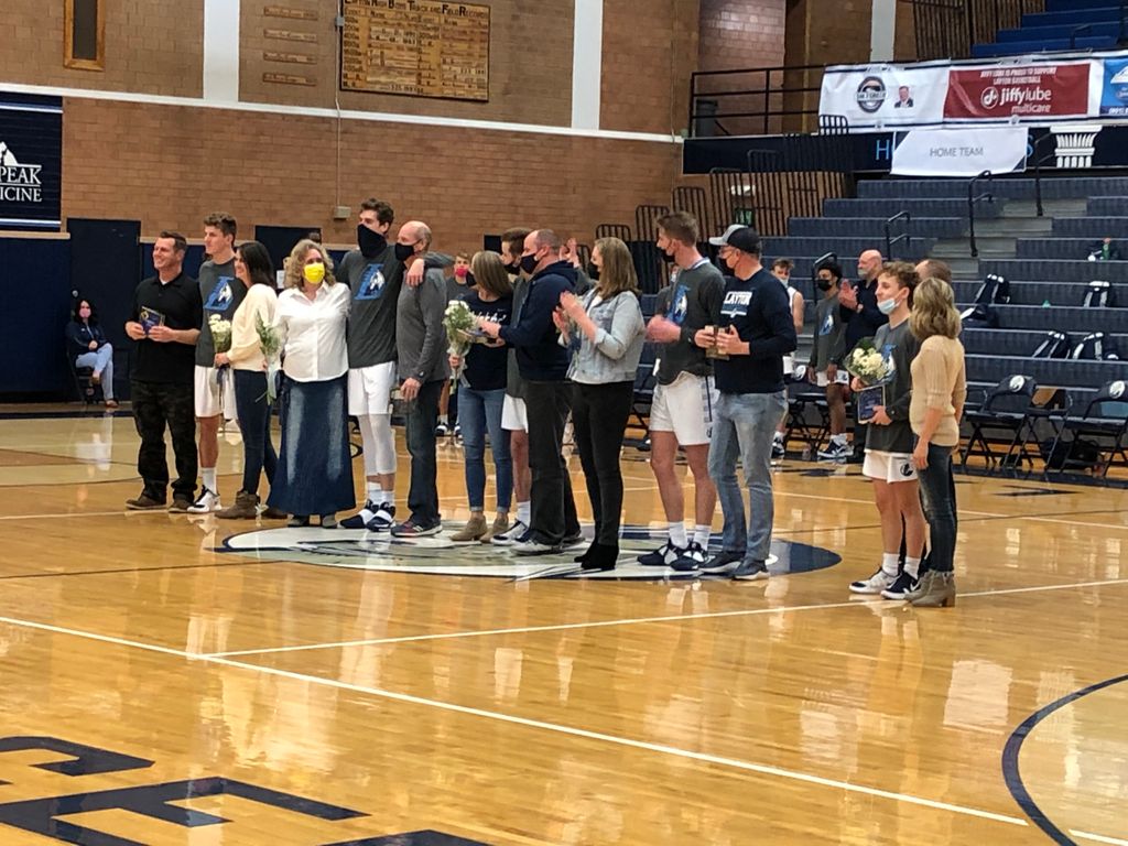AdminsLayton's tweet photo. Congratulations to our senior basketball players! Such a fine group of players and Lancers! https://t.co/XH4hXlETqG