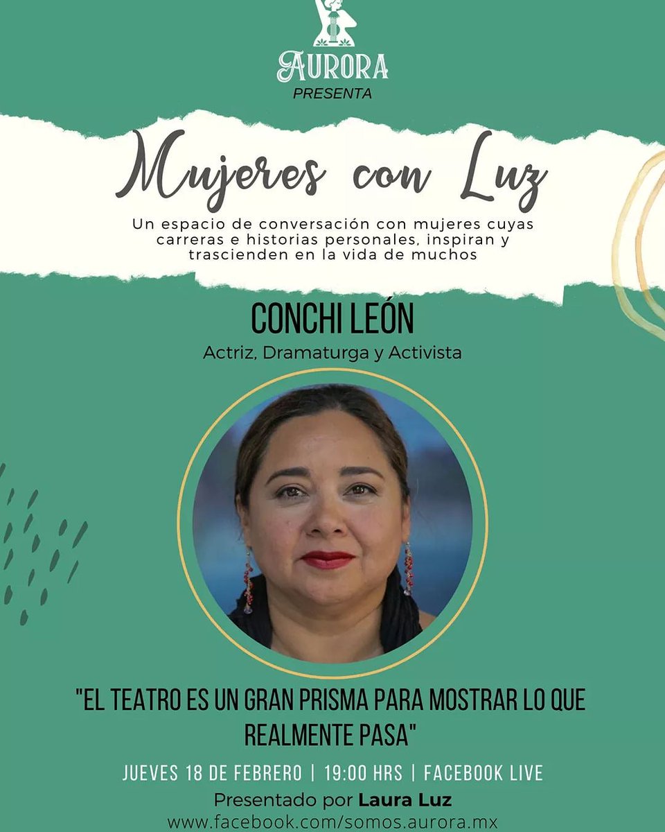 El jueves estaré con <a href="/lauraluzoficial/">Laura Luz</a> una mujer que ilumina!