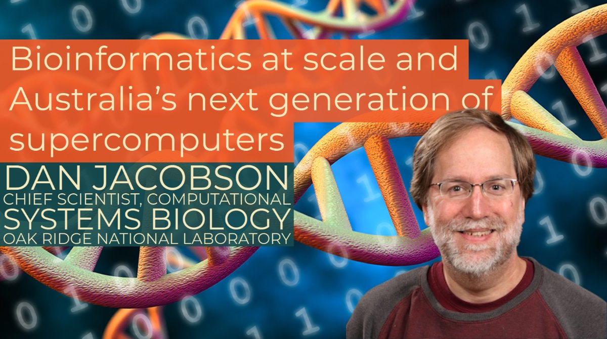 Join Dan Jacobson #GordonBell prize winner from @ORNL on 25 Feb in a #bioinformatics at scale and Australia's next gen #supercomputers discussing:
🧬 Researcher’s work
🧬 Limits & potentials of supercomputers
🧬 Next gen bioinformatic research

Register: pawsey.org.au/event/the-powe…