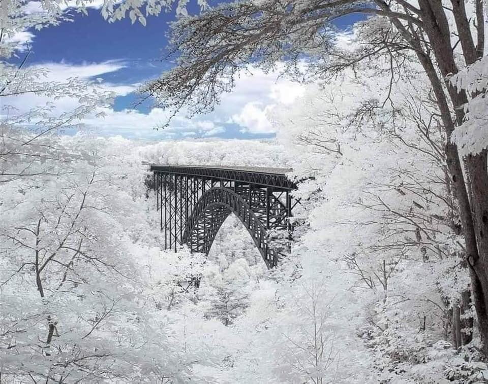 Wild, Wonderful West Virginia. Amazing picture of the New River Gorge Bridge by Debby Winnell.  #WV