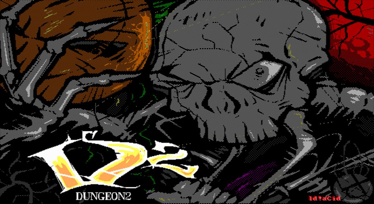 sixteencolors's tweet photo. “Dungeon 2” RIPscrip by Lord Jazz // ACiD (1995)
https://t.co/ZvdTrAOMes
#ansiart #ansi #ascii #asciiart #pixelart #textmode #textart #text #art #demoscene #bbs #retrocomputing #retrographics #8bit #8bitart #typography #graffiti #graffitiart #ripscrip #vectorart https://t.co/z2CYqmxyUs