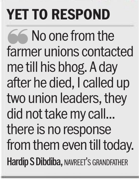 psgazi's tweet photo. I do not want to demoralise the union leaders but they must do some course corrections &amp; move forward. They have to learn lessons from consequences of events &amp; only then they can become strong. They must fight for release of Nodeep Kaur &amp; support Deep Sidhu &amp; Lakha Sidhana: HS https://t.co/1RZQ6MvC0x