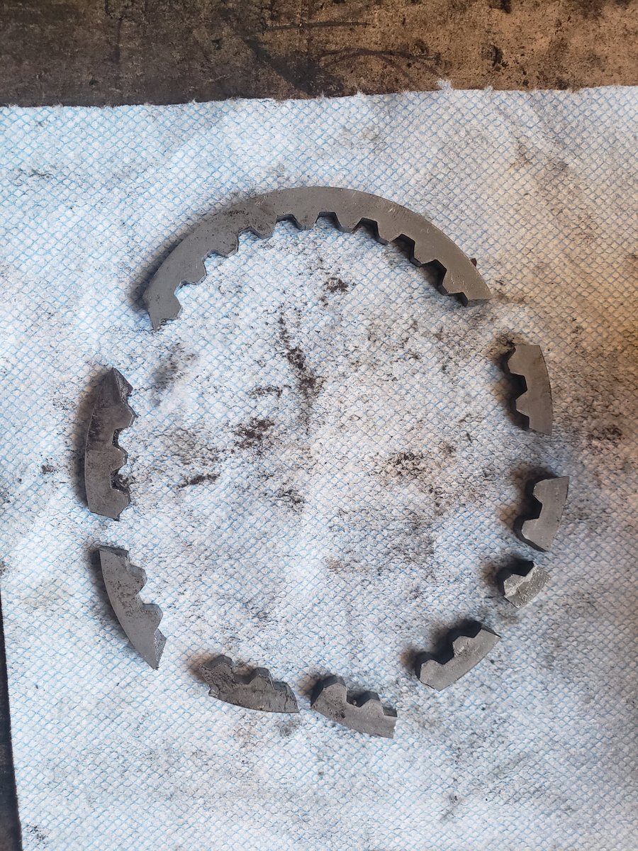 ...we did run into more oem junk...splined countershaft spacer ate its pigs after tightening shaft to 450 ft. lbs & brand new bearing was a few thousandths out of round and would stop itself rolling around in your hand and wouldn't go onto shaft...always something.