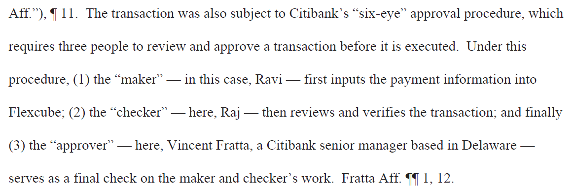 it is INSANELY complicated at Citigroup to not send money to people who are not entitled to it
