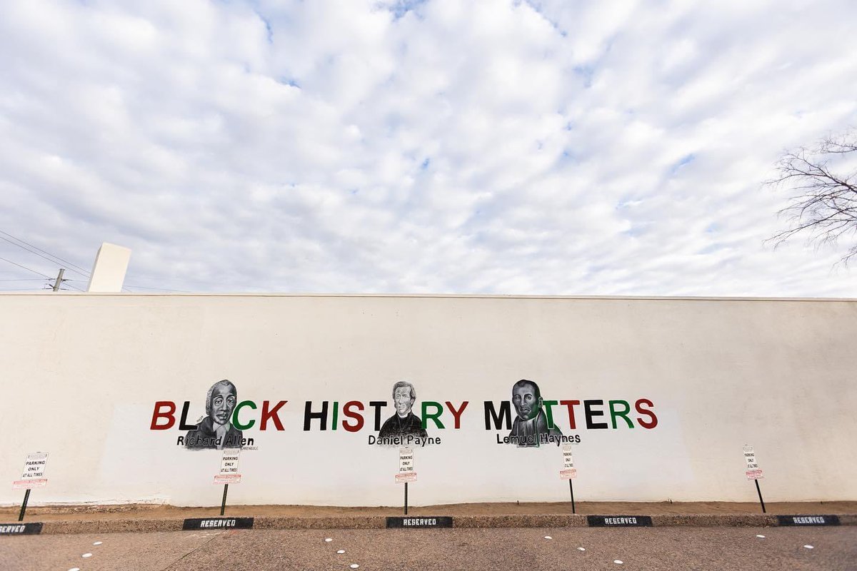 <a href="/rooseveltchurch/">Roosevelt Community Church</a> participated in a temporary mural program for February where 28 murals went up around downtown Phoenix highlighting important figures in black history. Glad that we got to introduce into the conversation Richard Allen, Daniel Payne, and Lemuel Haynes.