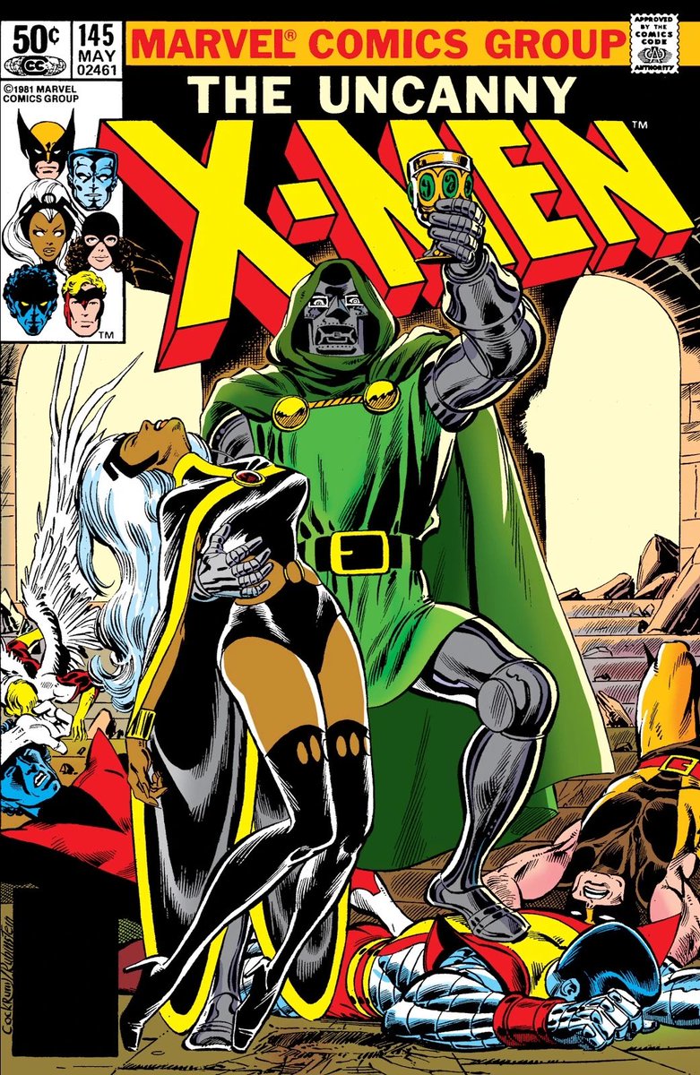 Uncanny X-Men #145 by Chris Claremont and Dave Cockrum. Published 40 years ago this month. #OroroMunroe #DrDoom #XMen