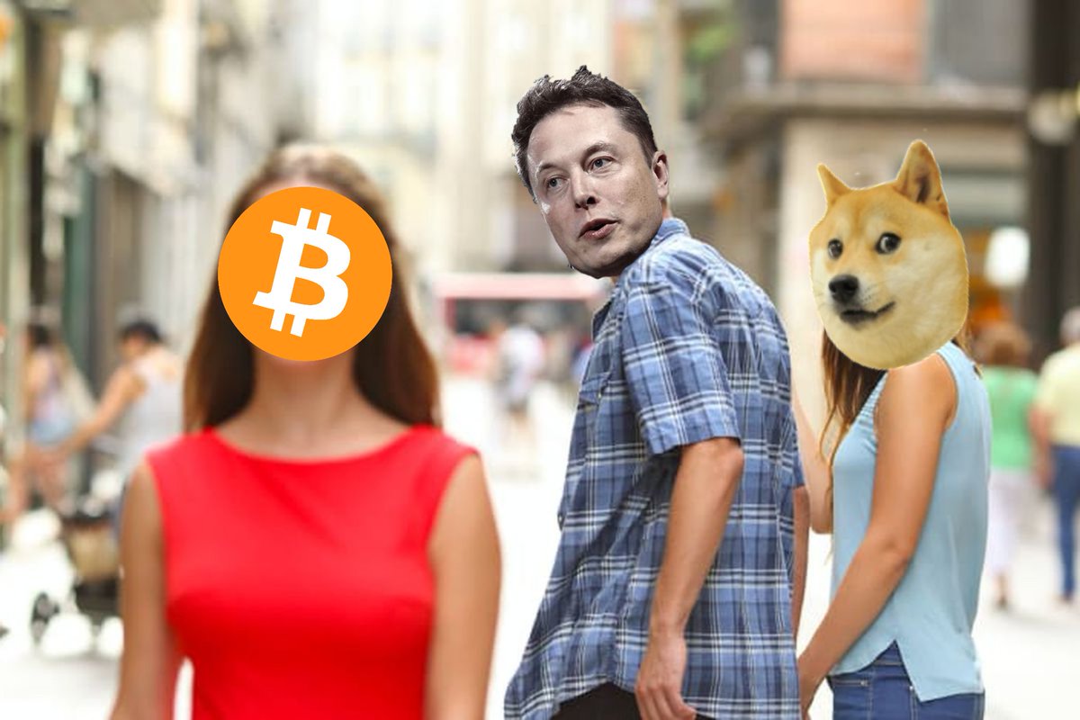 RedEyedJedi77's tweet photo. @1CrypticPoet @elonmusk buying all of that #BTC got #Dogecoin a little upset 😂 https://t.co/BbiMoTmMSC